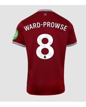 Billige Fotballdrakt West Ham United James Ward-Prowse #8 Replika Hjemmedrakt 2025-26 Kortermet Billige Fotballdrakt West Ham United James Ward-Prowse #8 Replika Hjemmedrakt 2025-26 Kortermet